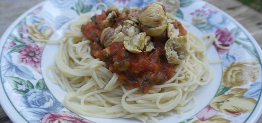 Spaghetti aux châtaignes et à la sauge
